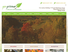 Tablet Screenshot of greenecountytourism.org